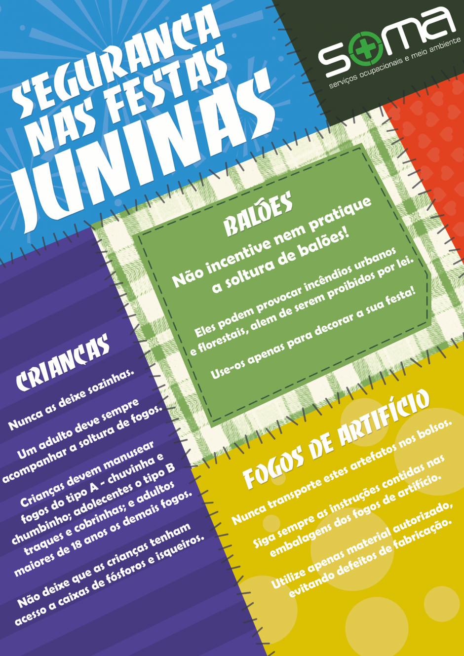 Segurança nas Festas Juninas